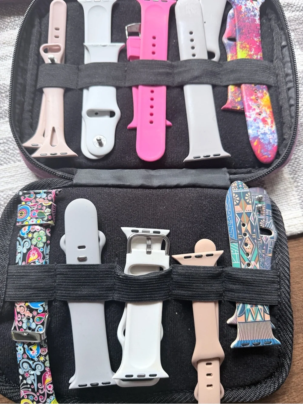 Apple Iwatch  bands (21) - Multi-Color Silicone & beads